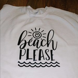 Beach Please sweater